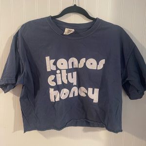 Comfort Colors Kansas City Cropped Tee